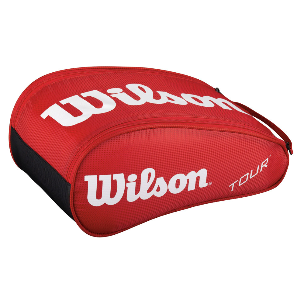 Wilson Tour Bag / 6-Way Divider / Black, White & Red